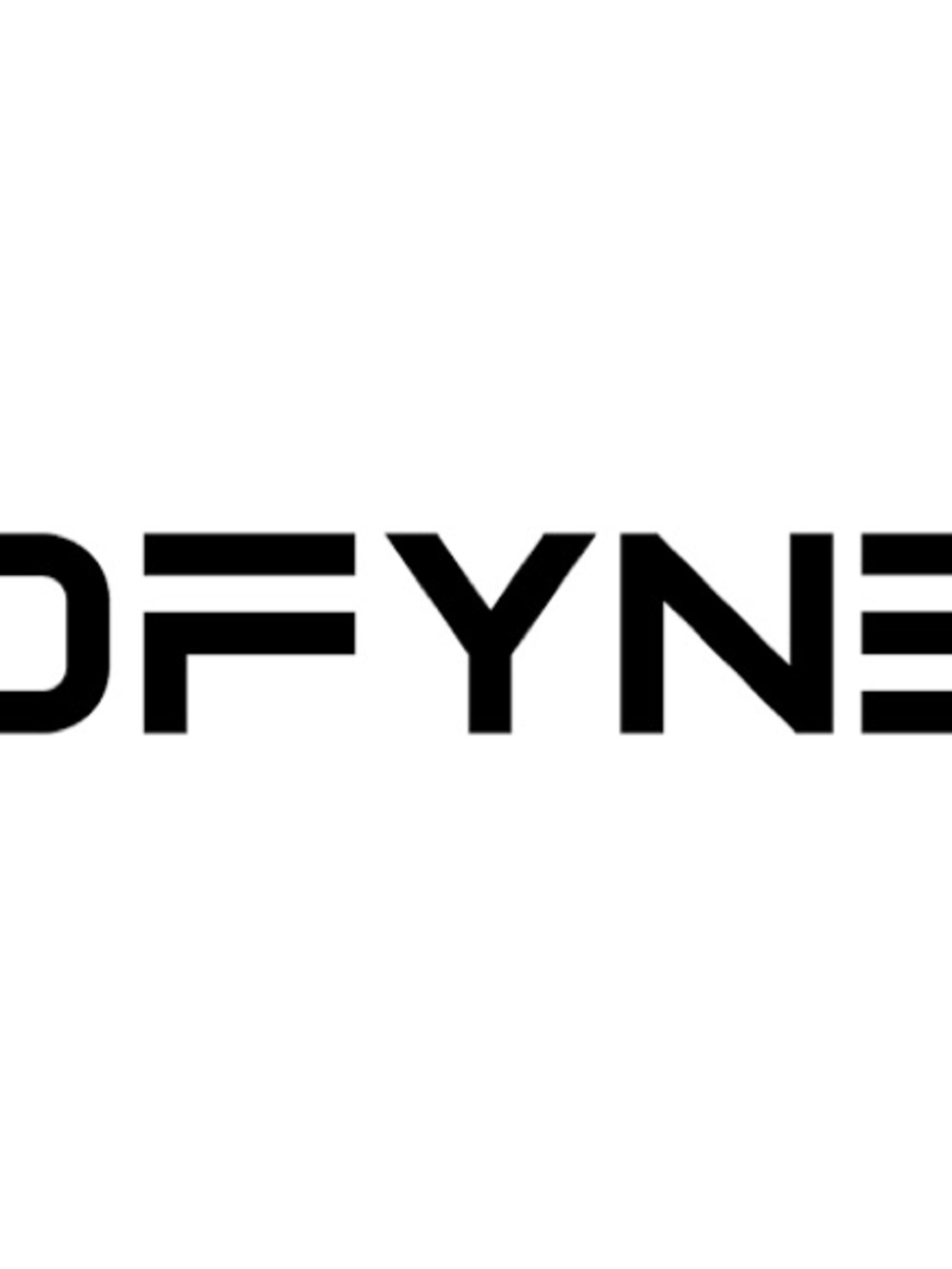 DFYNE Black Logo Graphic